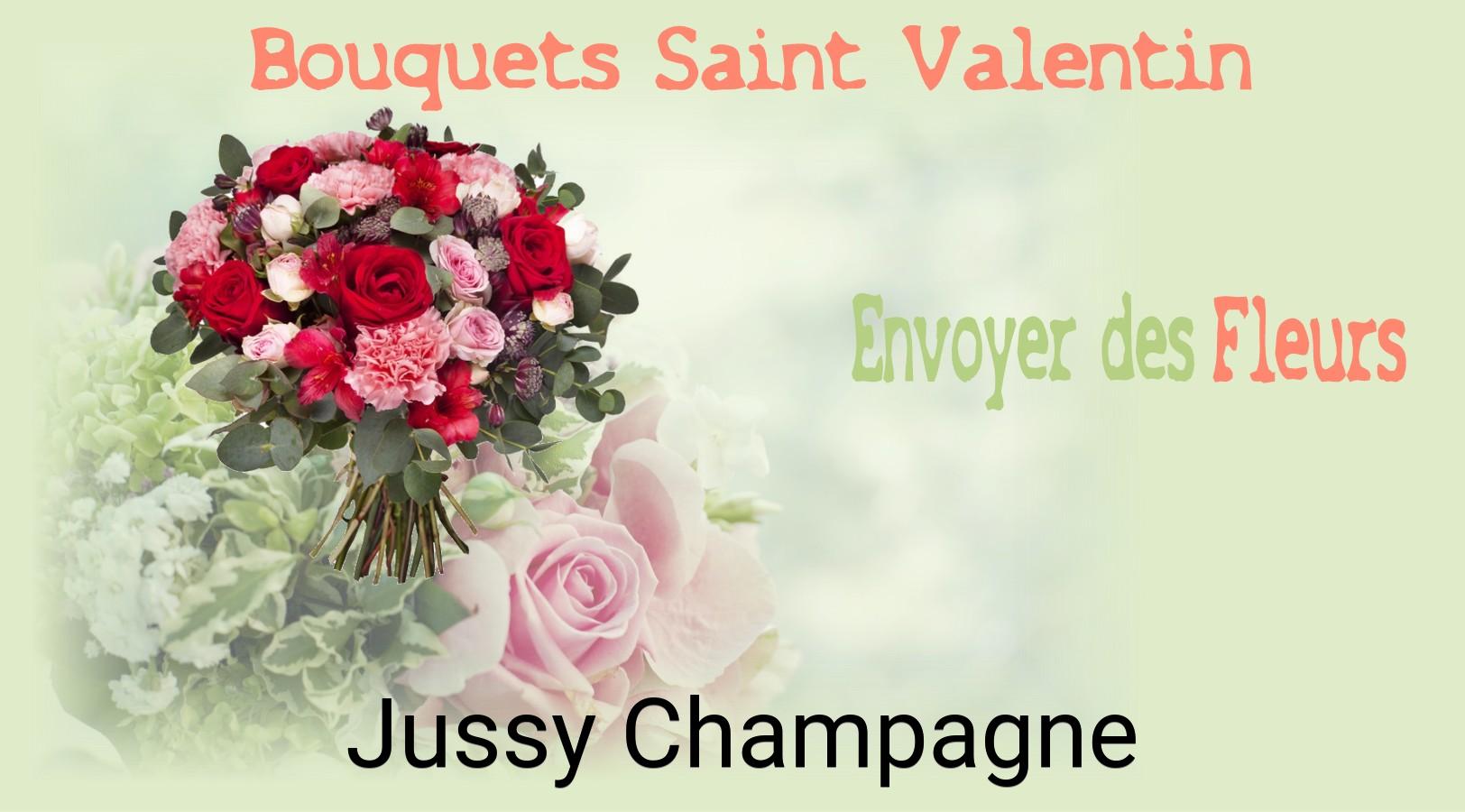 Roses de Saint-Valentin livrées à Jussy-Champagne